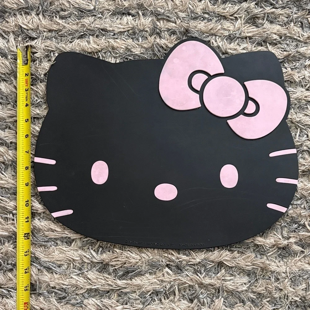 Hello Kitty Kitchenware Bundle Set with Large Anti-Slip Floor Mat & Gifts